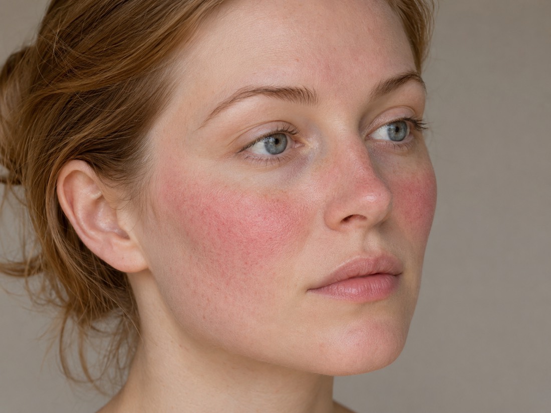 Facial redness and capillaries skin concern